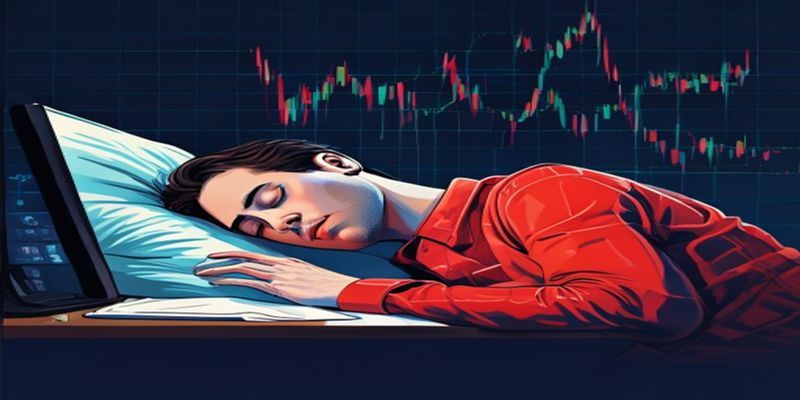 trader sleeping peacefully while automated bracket orders manage positions